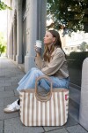 Nákupní taška Reisenthel Loopshopper L Summerstripes coffee