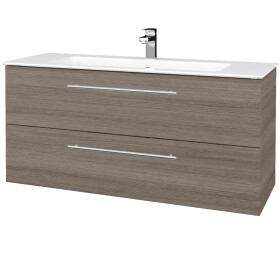 Dřevojas - Umyvadlová skříňka GIO SZZ2 120 - D03 Cafe / Úchytka T02 / D03 Cafe 406547B