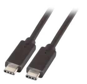 EFB USB-C černá / Kabel / USB-C - USB-C / 1 m / 5 A / 20 Gbit/s (K5283-5ASW.1)