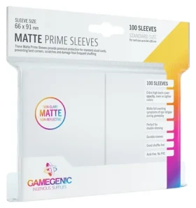 GAMEGENIC Obaly na karty Prime Matte bílé