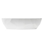 Umyvadlo na desku SAT Meda 56x37 cm bez otvoru pro baterii SATME5637 SATME5637