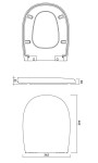 CERSANIT - SEDÁTKO ARTECO BÍLÉ DUROPLASTOVÉ SOFT-CLOSE EASY OFF K667-001