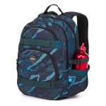 Studentský batoh v modro-tyrkysovém designu VIKI 25078