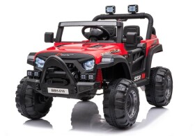 Mamido Dětské elektrické autíčko Jeep Target červené