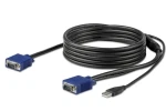 StarTech KVM konzolový kabel VGA + USB černá / Kabel / 3 m / max. rozlišení 1920 x 1200 px (RKCONSUV10)