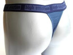 Pánské Stringi - tanga High Emotion - Cornette XXL grafitová