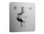 HANSGROHE - DuoTurn Q Baterie pod omítku, pro 2 spotřebiče, chrom 75414000