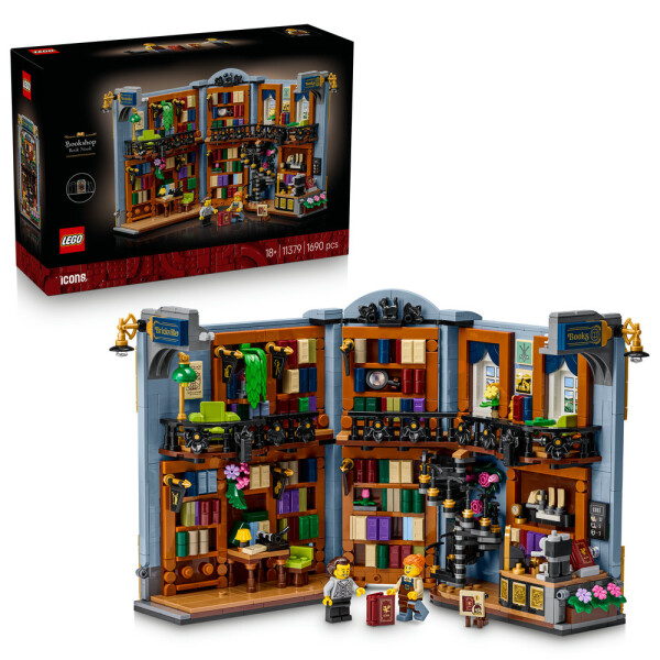 LEGO LEGO® Icons 11379 Knižní zarážka: Knihkupectví