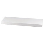 Polička nástěnná 60 cm, MDF, barva bílý vysoký lesk, baleno v ochranné fólii