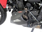 Yamaha MT-07 14-20, FZ-07 14-20, Xsr700 16-20, MT-07 Tracer 16-19, MT-07 Tracer GT Klín pod motor - 4 barvy - Matná černá-modrá mřížka