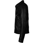 Pánská Kožená Bunda Grant Winston Brixton Černá Velikost: S