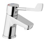 SAPHO - LEA stojánková umyvadlová baterie, lékařská páka, chrom LE002