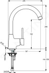 IDEAL STANDARD - Nora Dřezová baterie, chrom B9328AA