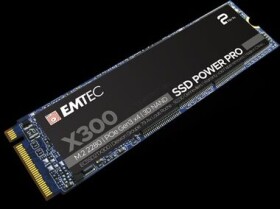 EMTEC X300 SSD Power Pro 2TB / SSD / M.2 2280 / PCIe 3.0 x4 / R: 3000 MBs / W: 3000 MBs / IOPS:230K 640K / TLC (ECSSD2TX300)