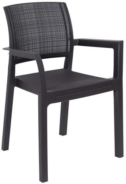 TOOMAX ALBA plastové křeslo - grafit