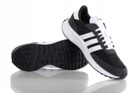 Pánská sportovní obuv Run 70S M GX3090 Černá s bílou - Adidas černá s bílou 46 2/3