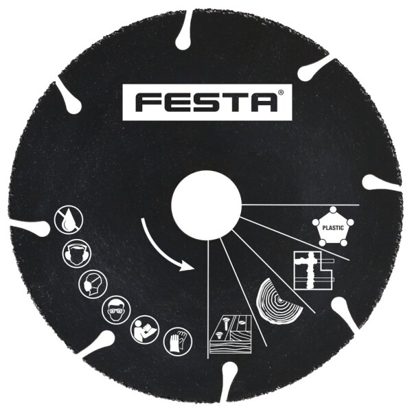 FESTA 21194 Kotouč karbidový, univerzální, 230 x 22,2mm