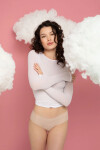 Dámské kalhotky Mousse classic beige - JULIMEX béžová XL/XXL