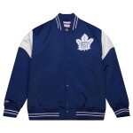 Mitchell Ness Pánská Bunda Toronto Maple Leafs NHL Heavyweight Satin Jacket Velikost: