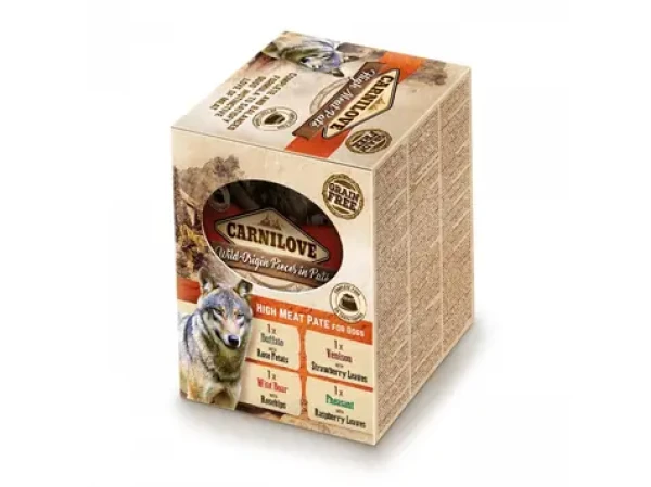 Carnilove Dog Pouch Pate Multipack (4x300g)  / Kapsička pro psy (8595602551620)