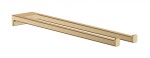 HANSGROHE - AddStoris Držák ručníků dvojitý, délka 45 cm, kartáčovaný bronz 41770140