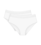 Dámské kalhotky Feel of Modal Midi 2P - WHITE - bílé 0003 - TRIUMPH WHITE L