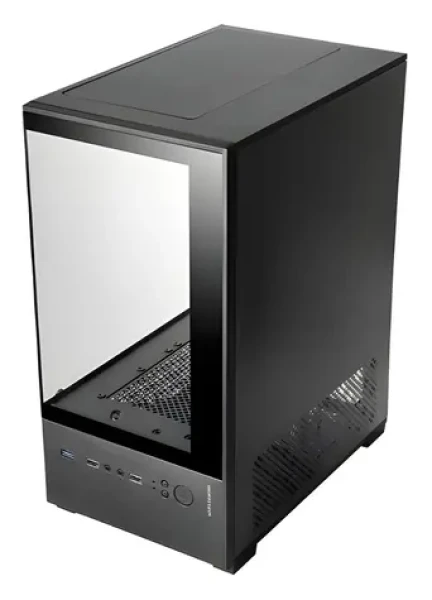 Tacens MARS MC-SE2 černá / Počítačová skříň / Mini Tower / mATX / Mini-ITX / tvrzené sklo / RGB podsvícení (TACMARS-MCSE2)