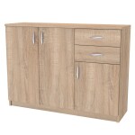 Nábytek Mikulík Komoda program sektor č.16 - hl. 34,5 cm ROZMĚR: (š x h x v): 110 x 34,5 x 80 cm