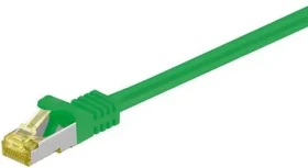 Goobay S/FTP Cat7 zelená / Patch kabel / RJ-45 / 0,25 m / LSZH (91568)