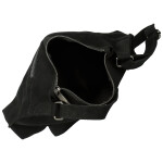 Trendy dámská koženková crossbody kabelka Kosta, černá