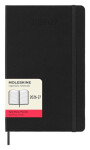 18měsíční diář Moleskine 2026-27 - tvrdé desky, L, denní, černý