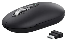 Trust Seron Slim černá / Kancelářská myš / Optická / 3200 DPI / USB + Bluetooth / 7 tlačítek (26018)