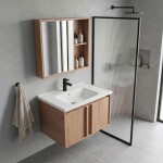 REA - Sada koupelnového nábytku s umyvadlem Gama T25023 HHL 60CM REA-M0204