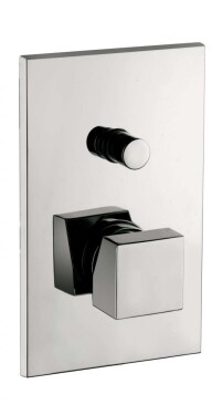 PAFFONI - Level Sprchová baterie pod omítku s přepínačem a tělesem, chrom LEC015CR