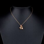 Náhrdelník Swarovski Elements Francia, Zlatá 37 cm + 3 cm (prodloužení)