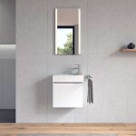 DURAVIT - Vero Air Umývátko 50x25 cm, bez přepadu, bez otvoru pro baterii, WonderGliss, bílá 07245000001