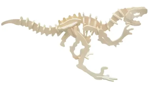 WOODCRAFT Dřevěné 3D puzzle Velociraptor