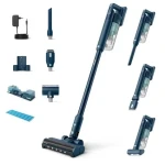 Philips Aqua 5000 XC5141/01 modrá / Aku tyčový vysavač / 0.27 l / 60 min / Li-Ion / 84 dB / 25.2 V (002307290000)