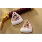 Souprava náhrdelníku a náušnic Belladonna, Bílá/čirá 40 cm + 5 cm (prodloužení)