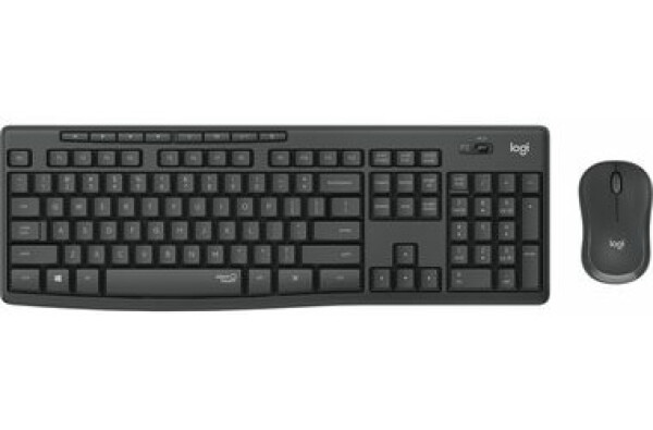 Logitech MK295 Silent DE graphite / Bezdrátová sada klávesnice a myši / DE verze (920-009794)