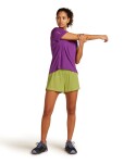 ICEBREAKER Wmns Mer 125 Cool-Lite Speed SS Slit Back T, Passion (vzorek) velikost: S