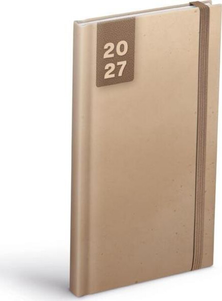 Diář 2027 T806 Lamino 1 s gumkou 90x170mm