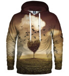 Aloha From Deer Tree Heart Hoodie H-K AFD036 Brown