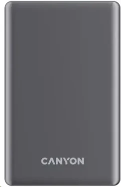 CANYON CNS-CPB510DG šedá / Powerbanka / 10000mAh / PD 20W / bezdrátové nabíjení USB-C (CNS-CPB510DG)