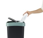 Odpadkový koš TWIST krémově zelená