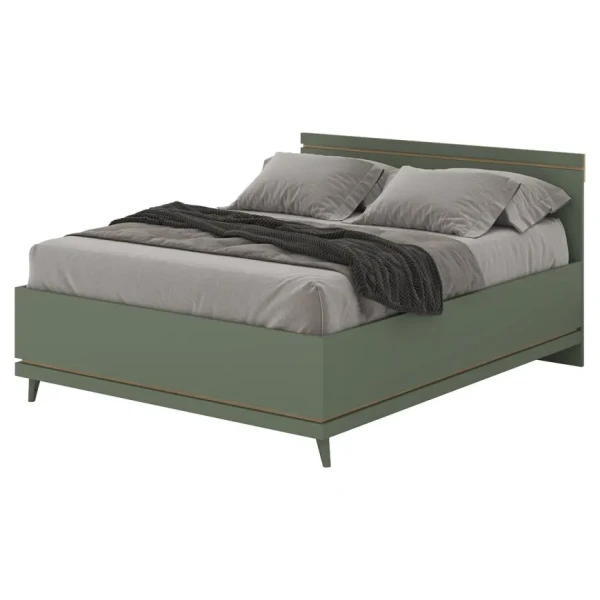 Postel Scandi 31 160 dub olejovaný/zelená