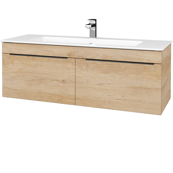 Dřevojas - Umyvadlová skříňka ASTON SZZ2 120 - D15 Nebraska / Úchytka T07 / D15 Nebraska 404741I