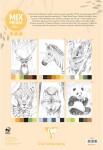Clairefontaine Odelia Animals, umělecké antistresové omalovánky, Emmanuelle Colin