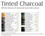 Derwent Tinted Charcoal 2301691 24 ks, tónované uhly