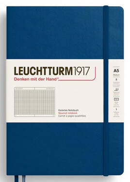 Zápisník Indigo Hardcover Medium (A5) čtverečkovaný